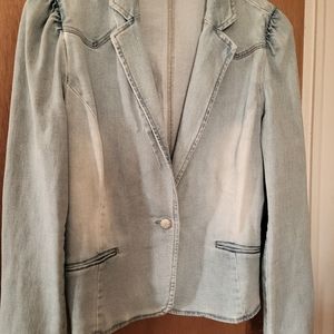 INC Denim blazer